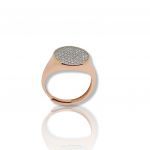 Gold plated silver  925° ring  (code FC001656)